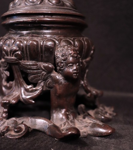 Renaissance - Bronze Inkwell, Padua 16th Century