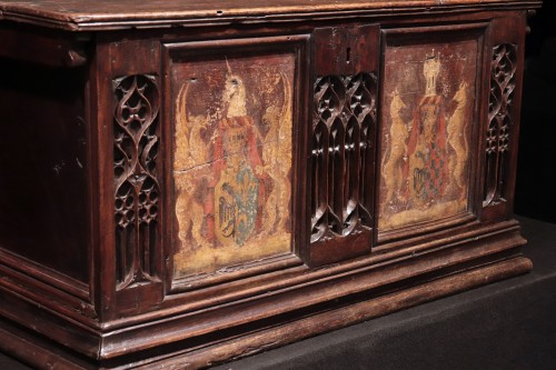 Cassone de mariage Gothique, Italie XVe siècle - Numero 7 Antiquariato