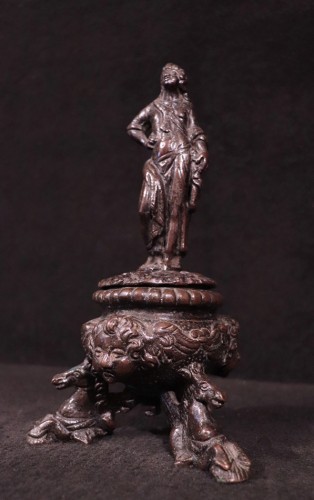 XVIe siècle et avant - Encrier en bronze, Padoue XVIe siècle