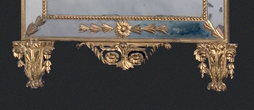 Grand miroir doré Louis XVI, Turin - Numero 7 Antiquariato