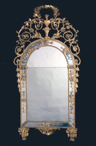 Louis XVI - Large Golden Mirror, Turin, Luis XVI, 18th century