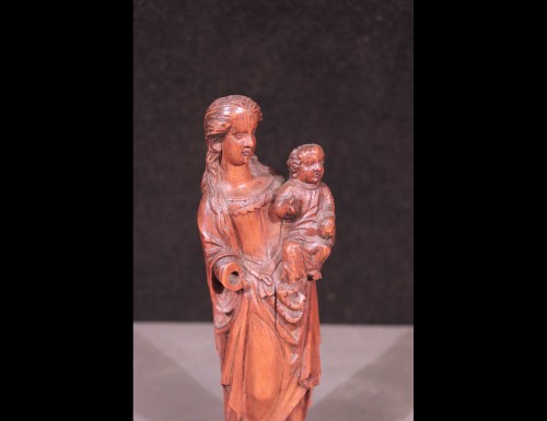 Sculpture  - Madonna And Child, Belgium 16th century