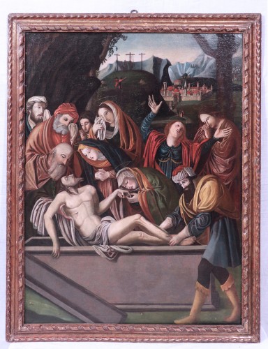 BARTOLOMEO SUARDI "BRAMANTINO" and workshop - (Milan 1465-1530) Deposition