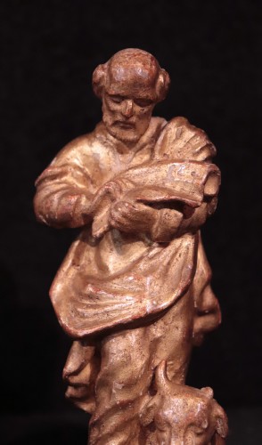 Gilded wood sculptures: &quot;Evangelists&quot;, Italy, 16th century - Renaissance