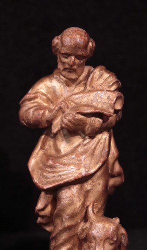 Gilded wood sculptures: &quot;Evangelists&quot;, Italy, 16th century - Renaissance