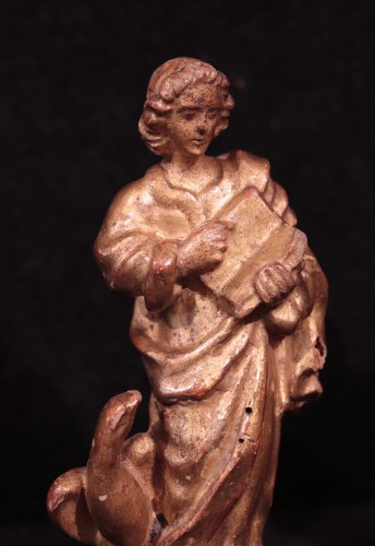 Renaissance - Evangelistes en bois dor, Italie XVIe siècle
