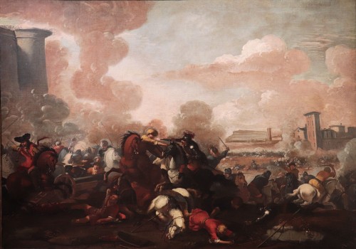 17th century - Marzio Masturzo (Rome 17th century) - Battle