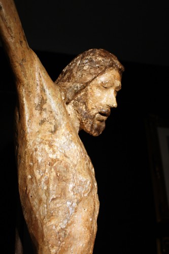 Polychrome Wood Christ, Tuscany 13th Century - 