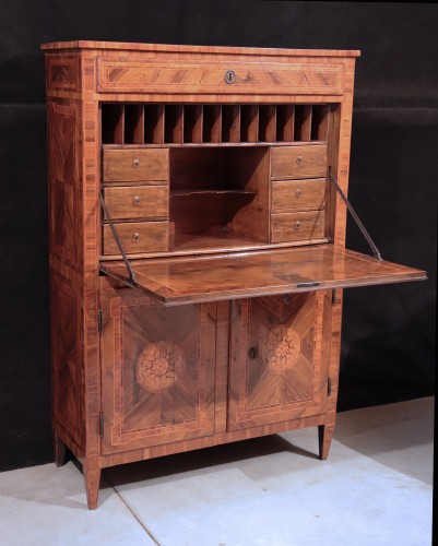 Secretaire, Lombardy, 18th century - Furniture Style Louis XVI