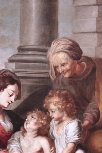 Tableaux et dessins Tableaux XVIIe siècle - Cornelis Schut I (1597-1655) - Sainte Famille