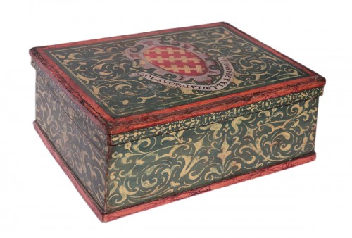 Lacquered box, Tuscany 17th century