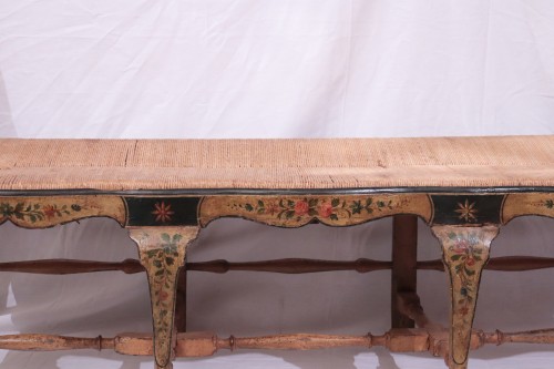 Banquette Laqué, Italie, Louis XIV - Numero 7 Antiquariato