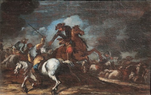 Paintings & Drawings  - Giuseppe Zais (1709-1774) - Battle