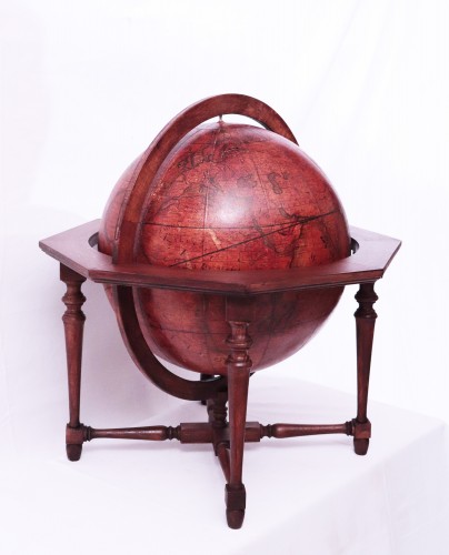 Terrestrial globe, Italy 1845 - Curiosities Style Empire