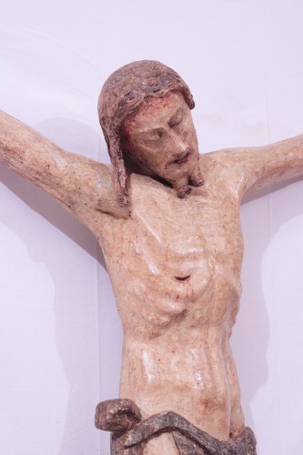 Sculpture  - Polychromed wooden Christ, Tuscany, 16th century