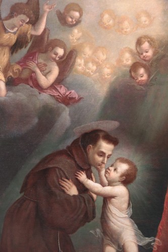 Paintings & Drawings  - Vincenzo Spisanelli (1595-1662) - Saint Anthony of Padua 