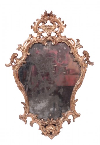 Giltwood Mirror,, Italy 18th century