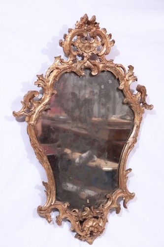 Giltwood Mirror,, Italy 18th century - 