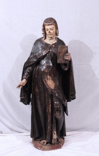  - Wooden Sculpture, Sainte Catherine, Siena, 15th Century