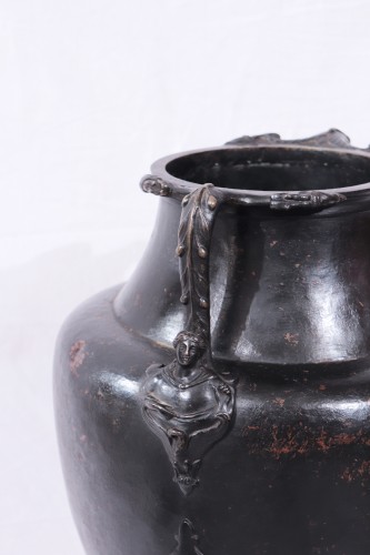 Vase à deux anses, Fonderia Giorgio Sommer Naples '800 - Numero 7 Antiquariato