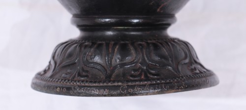 19th century - Bronze vase, Fonderia Giorgio Sommer&quot; Naples &#039;800