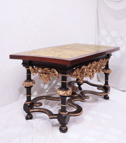 Furniture  - Console With Scagliola top, Florence, 17th Century