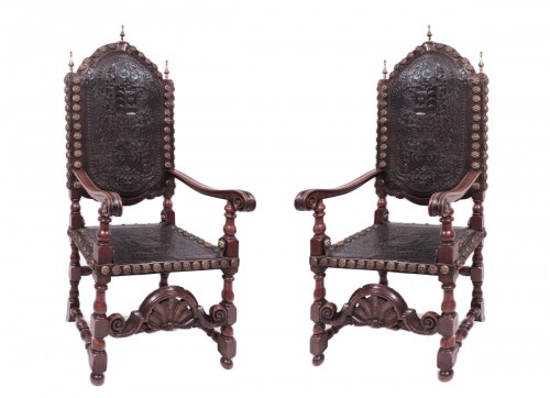 Paire de fauteuils, Espagne XVIIe siècle