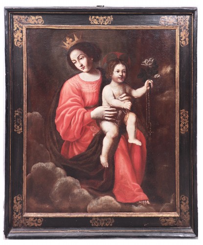 Virgin And Child, Tuscany 17th Century
