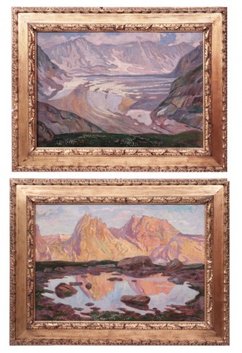 Mascarini Giuseppe (1877-1954) - Paire de paysages