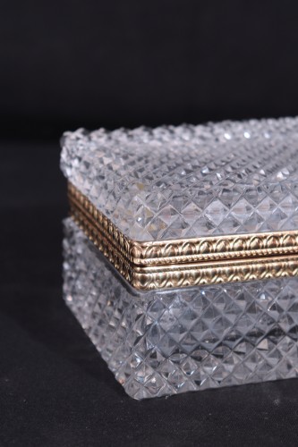 Crystal box, France, late 19th century - Objects of Vertu Style Napoléon III
