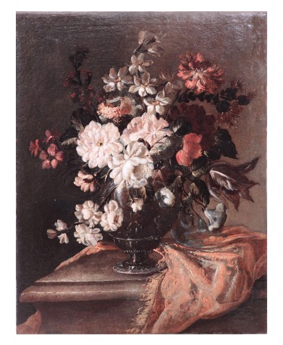 Stanchi Giovanni (1608-1675) - Nature morte - Tableaux et dessins Style Louis XIII