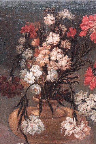Tableaux et dessins Tableaux XVIIe siècle - Stanchi Giovanni (1608-1675) - Nature morte de fleurs