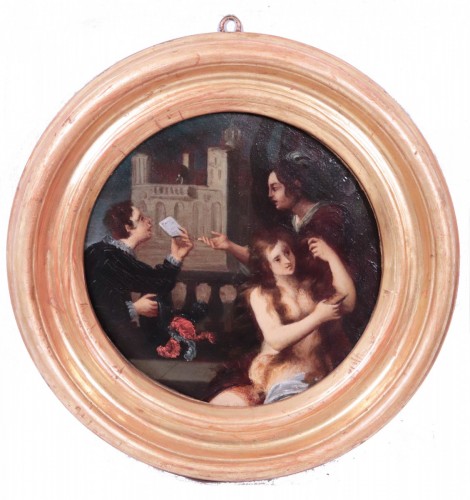 Pietro Della Vecchia (venice 1603 - 1678) - Bathsheba At Her Toilet - 