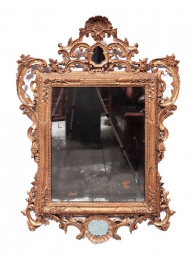 Miroir en bois doré, Venise 18e siècle