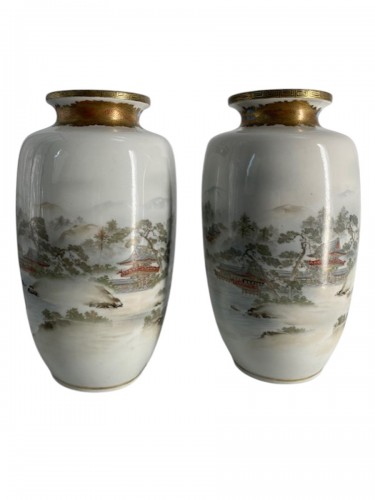 Paire de vases japonais