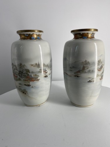Paire de vases japonais - Arts d