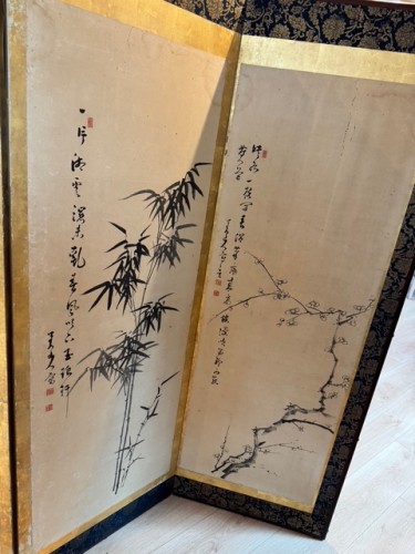 Paire de paravants japonais - Patrice Sabbah
