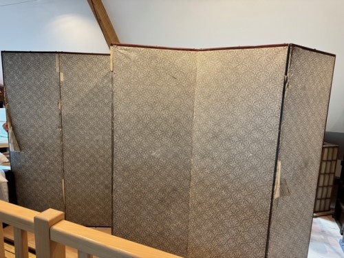 XVIIIe siècle - Paire de paravants japonais