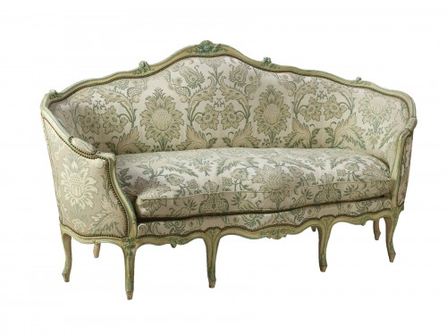 Large Louis XV period canapé corbeille