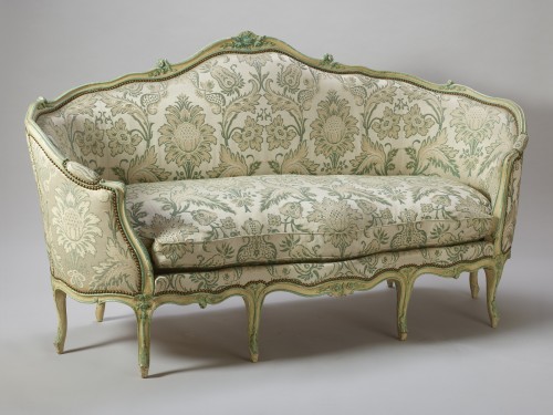 Sièges Canapé & Mobilier de Salon - Grand canapé corbeille d'époque Louis XV