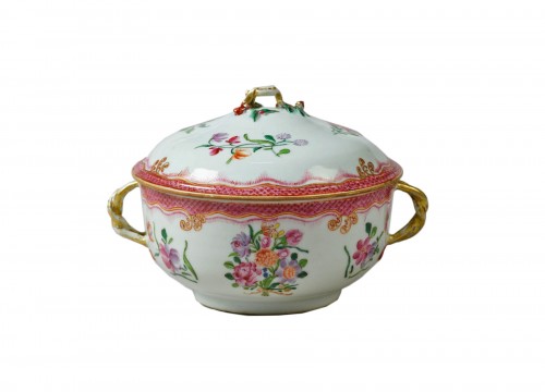 Bouillon couvert Chine XVIIIe