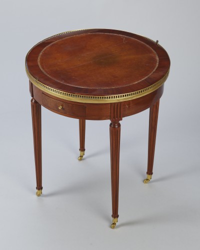 Mobilier Table & Guéridon - Table bouillotte en acajou Louis XVI