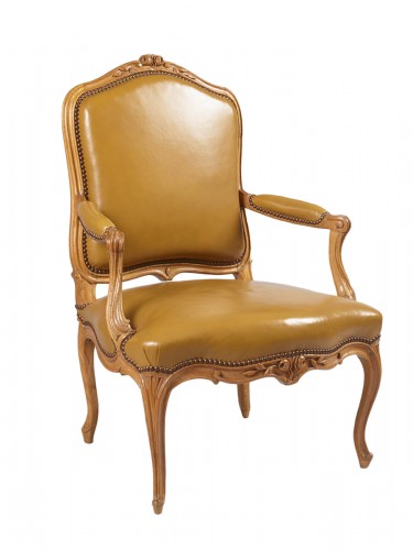 Fauteuil estampillé JB Boulard d'époque Louis XV