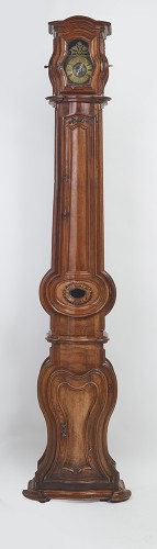 Grande horloge de parquet, Bourgogne XVIIIe - Horlogerie Style Louis XV