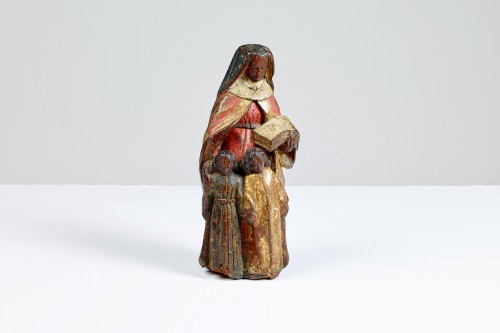 Statue : Sainte Anne XVIe - Sculpture Style Renaissance