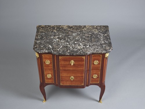 Commode estampillée Bircklé d'époque Transition - Galerie Damidot