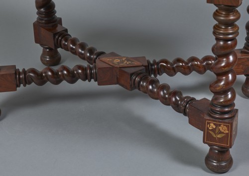 Richly marquetry table, 17th century - 