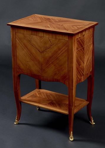 Petite table chiffonnière écritoire Louis XV - Mobilier Style Louis XV