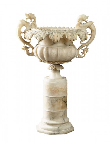Coupe en albâtre XIXe