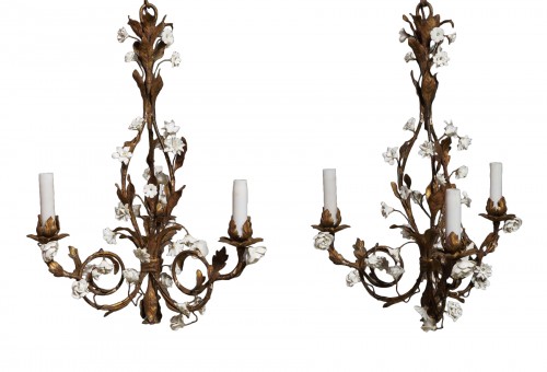 Napoléon Iii Chandelier French Antiques Pair Of Small Chandeliers Late 19th Century